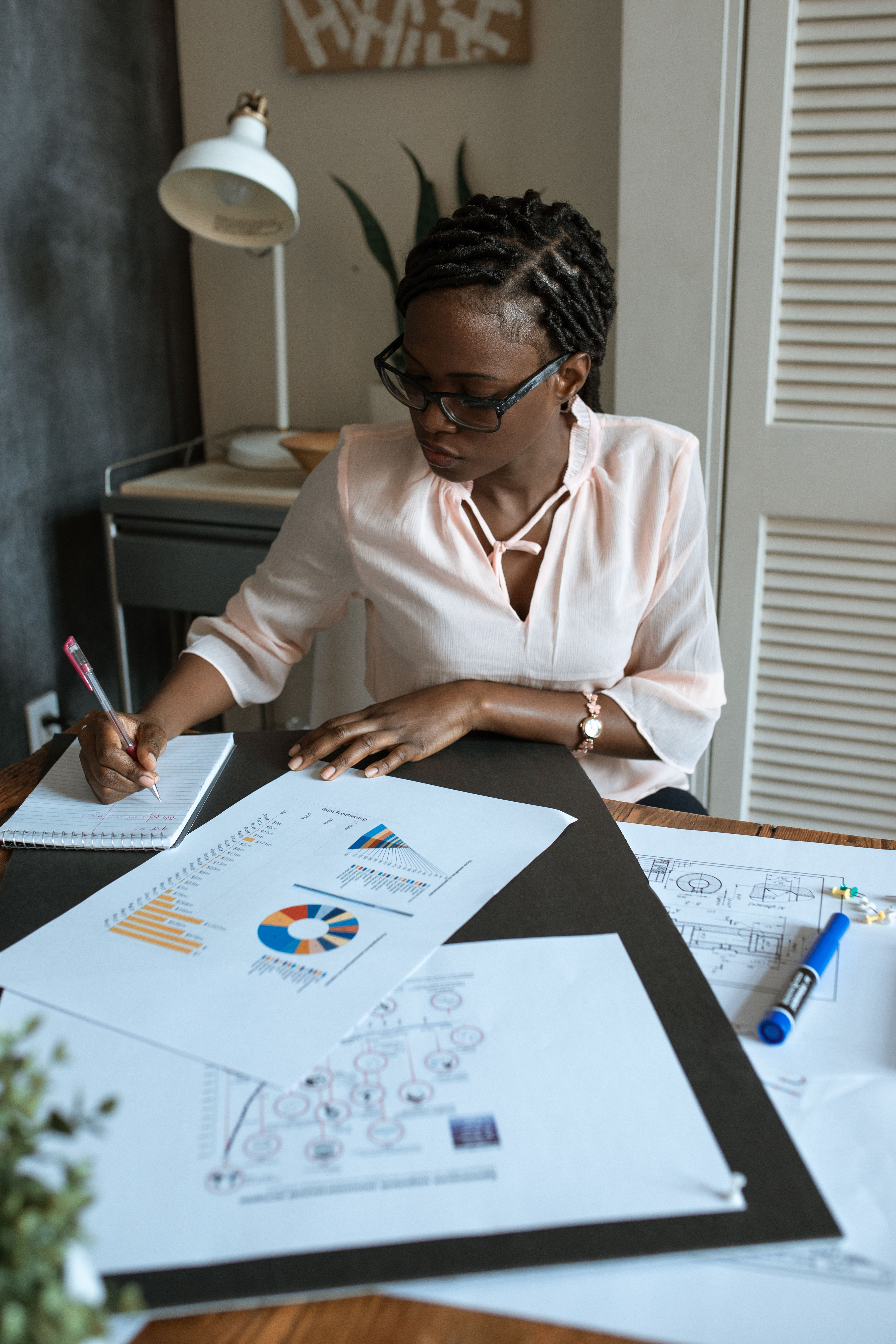 Analysing financials and charts for investor readiness